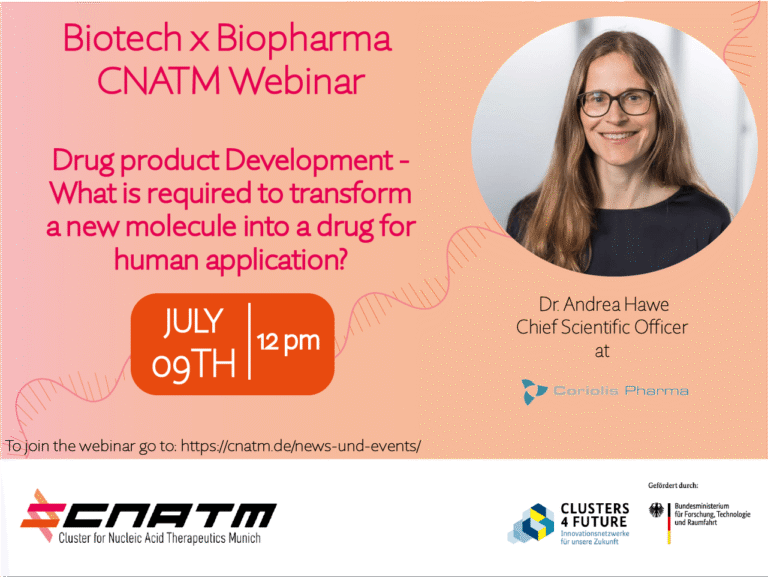 CNATM Biotech x Biopharma webinar: Drug Development